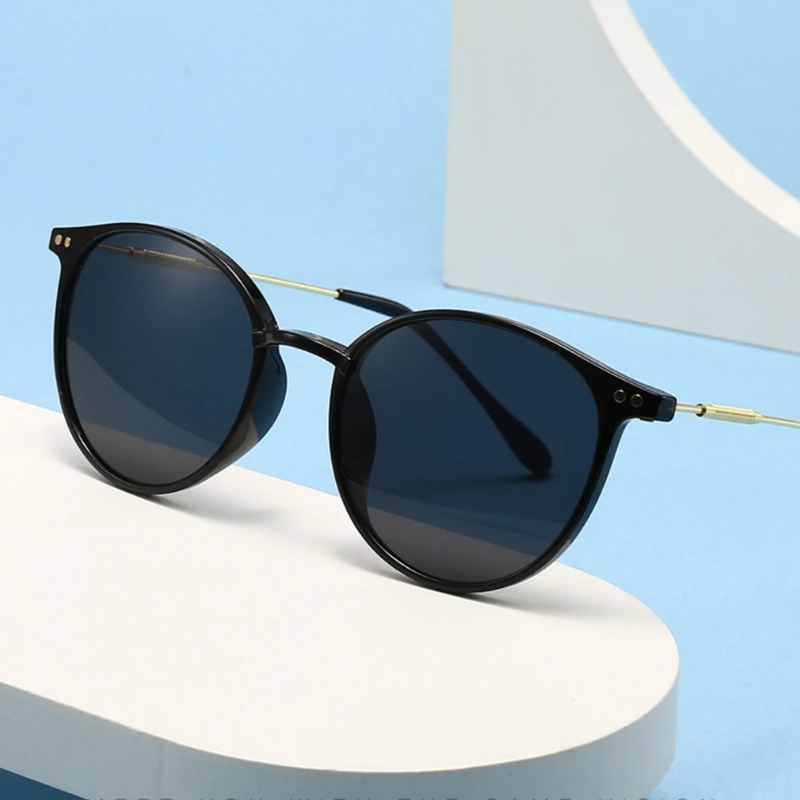 Vintage Fashion Images - New Round Vintage Sunglasses Women Retro