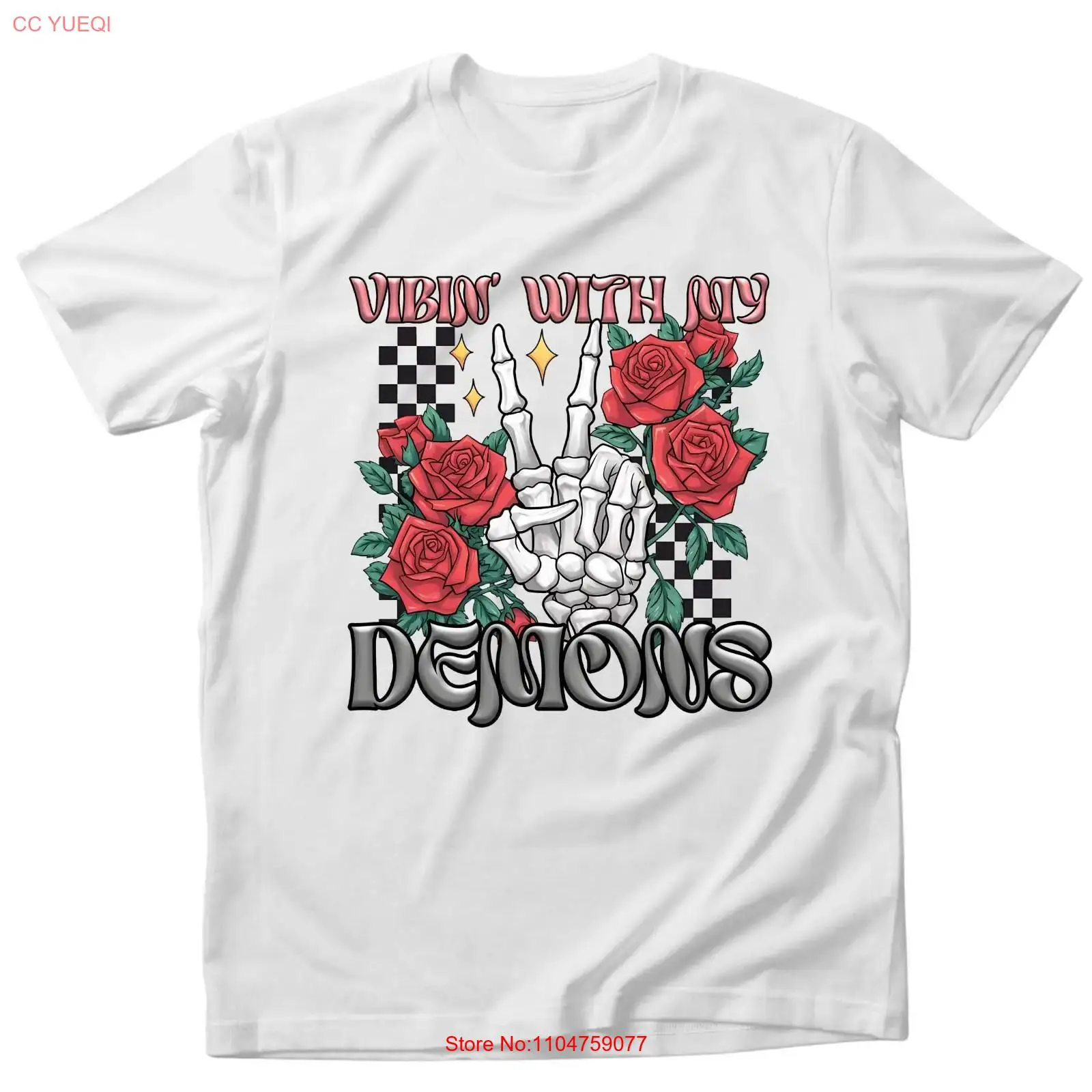 Vintage Vibes Fashion - Vibing with my demons T Shirt