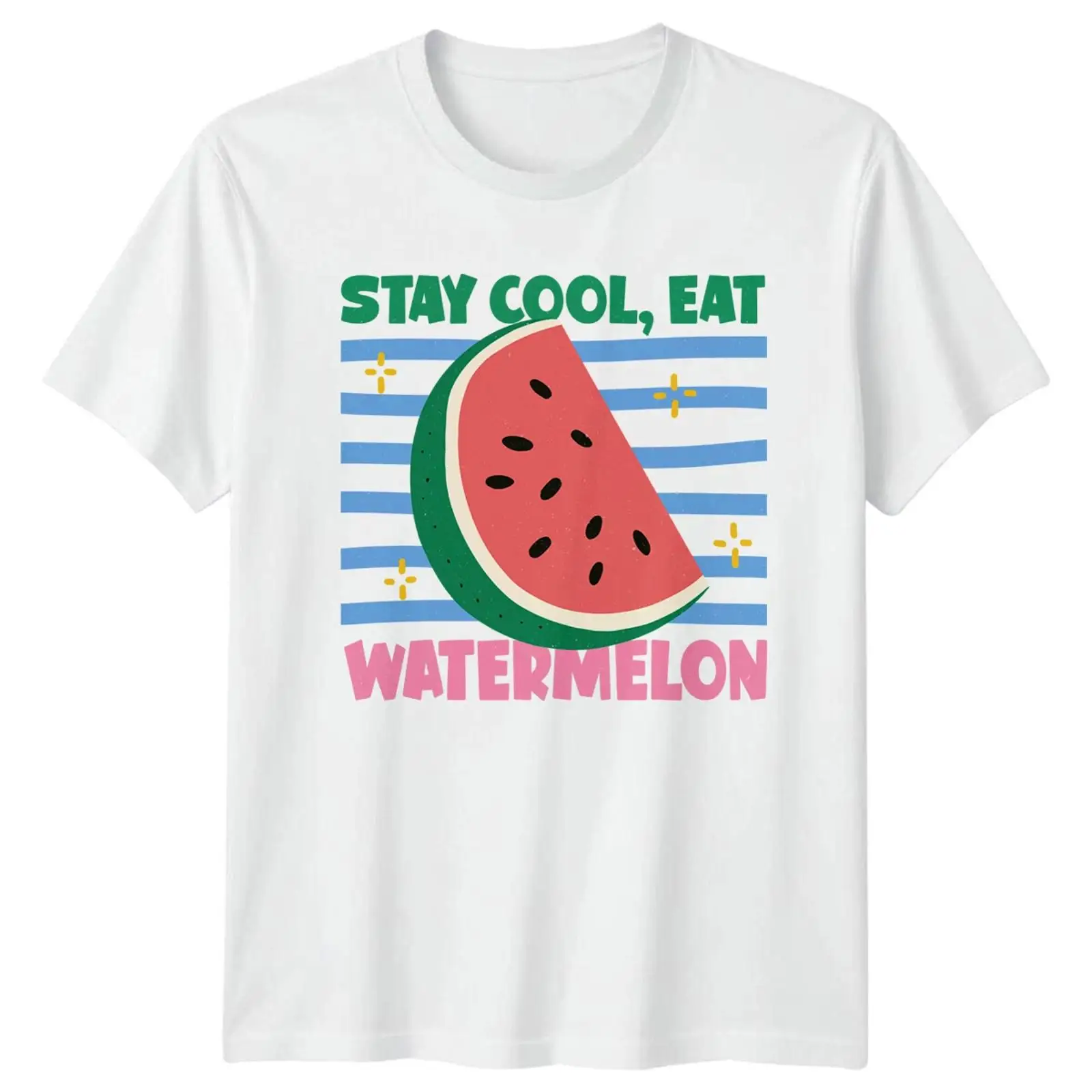 Vintage Fashion Herren - Stay Cool Eat Watermelon Fruit Food