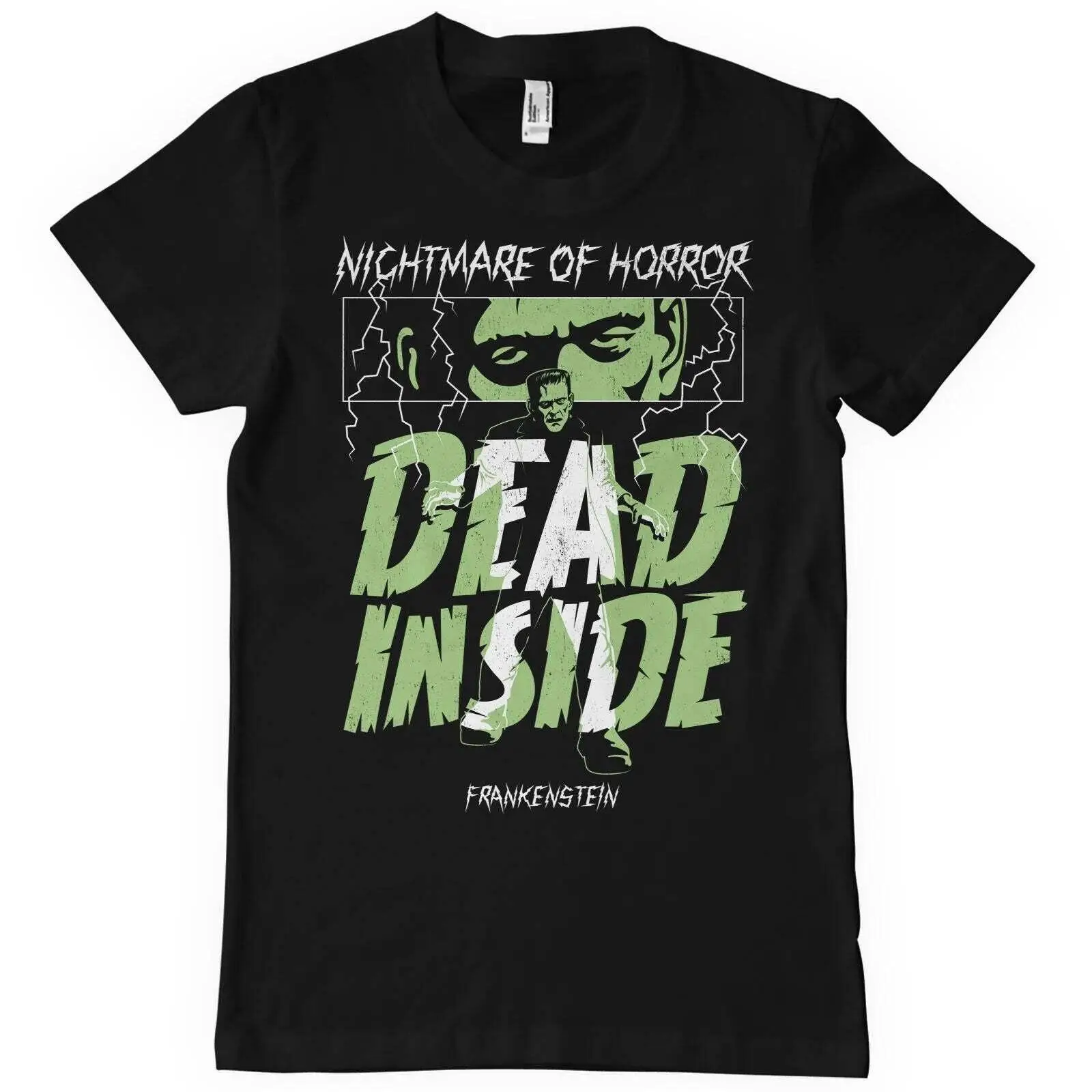 Vintage Fashion Herren - Offiziell Lizenziert Universal Monsters Frankenstein Tot