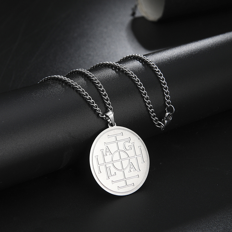 Vintage Fashion Wheel - LIKGREAT Stainless Steel Men Necklace Wheel