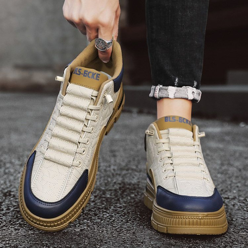 Vintage Fashion Mens - Slip-On Platform Men's Boots Spring Autumn