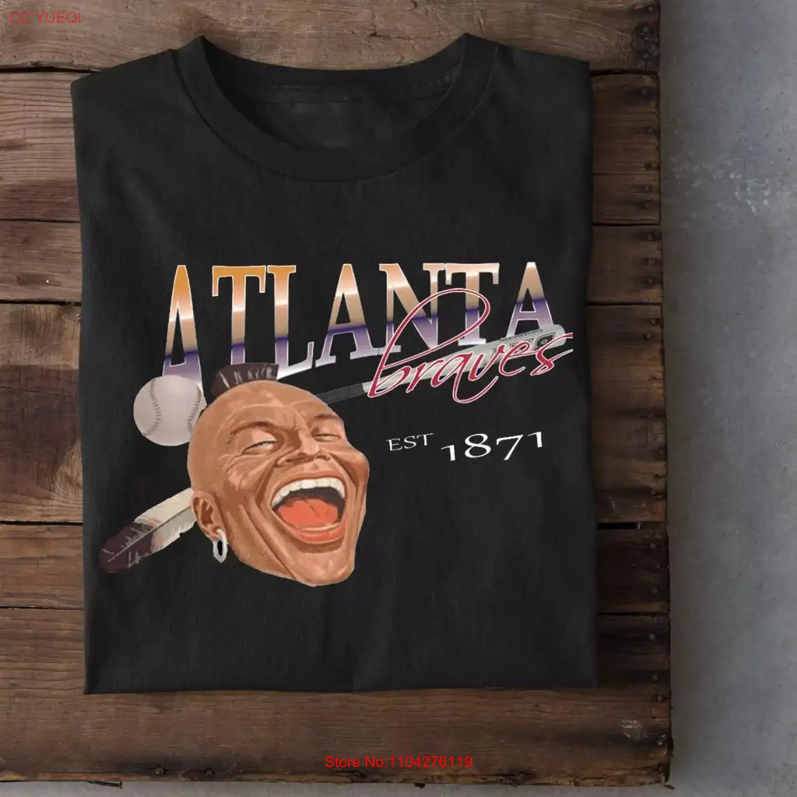 Vintage Fashion Knitwear - Atlanta teammm T Shirt Cotton Good