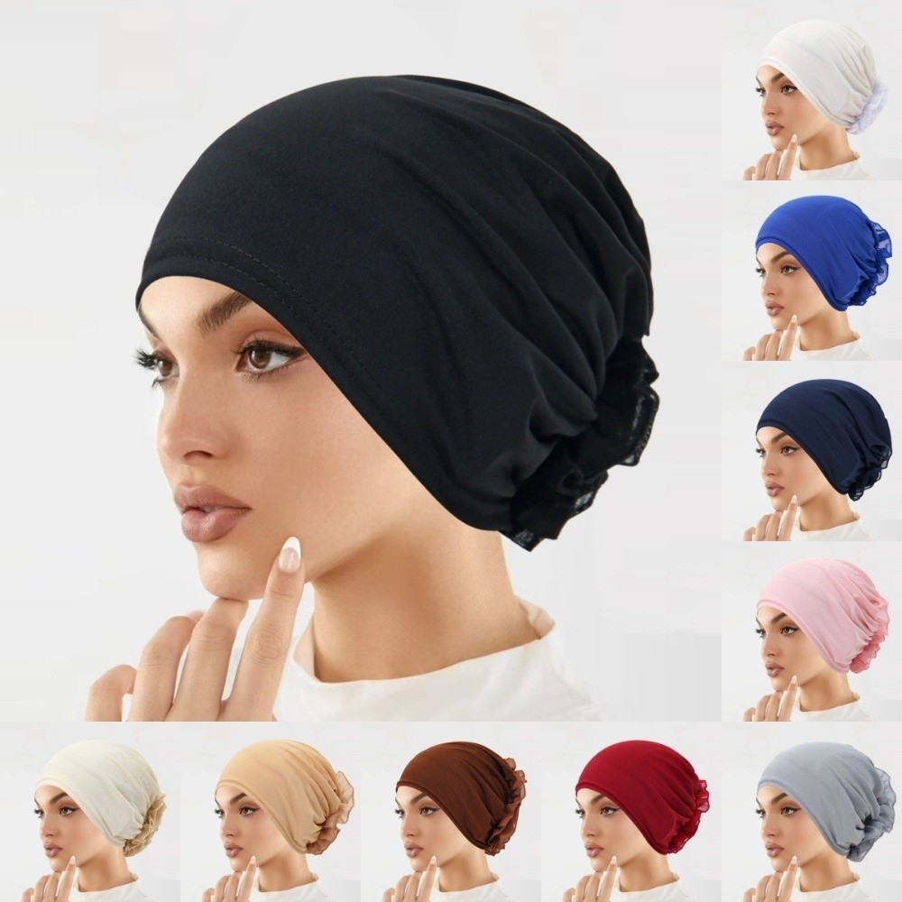 Vintage Fashion Hijab - Fashion Vintage Hijab Caps Wrap Style