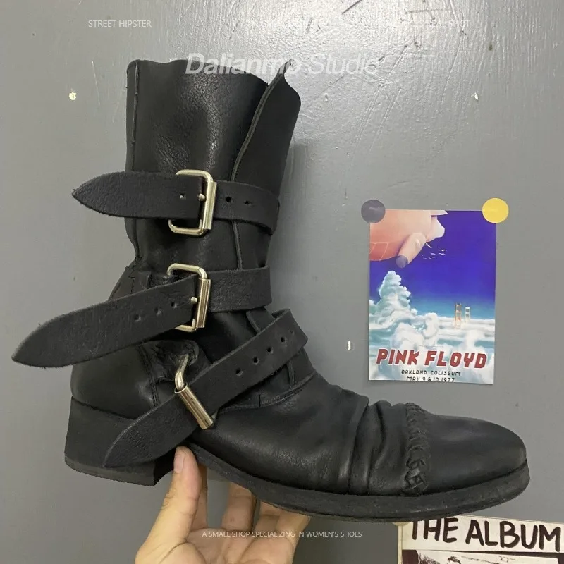 Fashion Men's Genuine Leather  - Vintage Fashion Mens 评论和价格