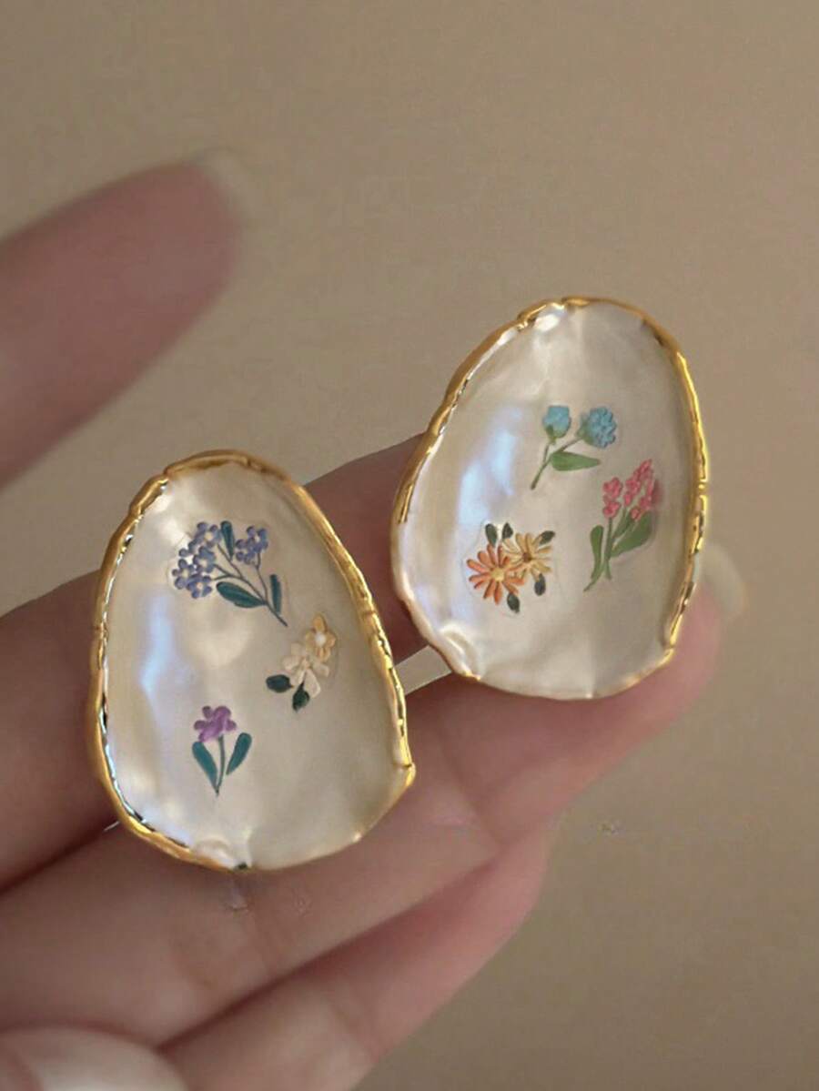1 Pair Vintage French Dripping - Vintage Vibes Fashion 评论和价格