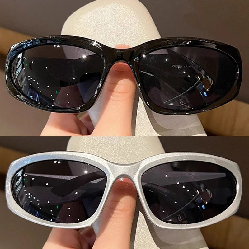 Y2k New Punk Sports Sunglasses - Vintage Fashion Images 评论和价格