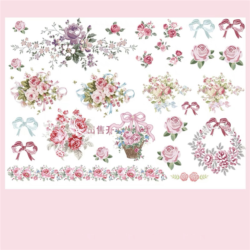 Lily of the Valley Stickers Vi - Vintage Fashion Wallpaper 评论和价格