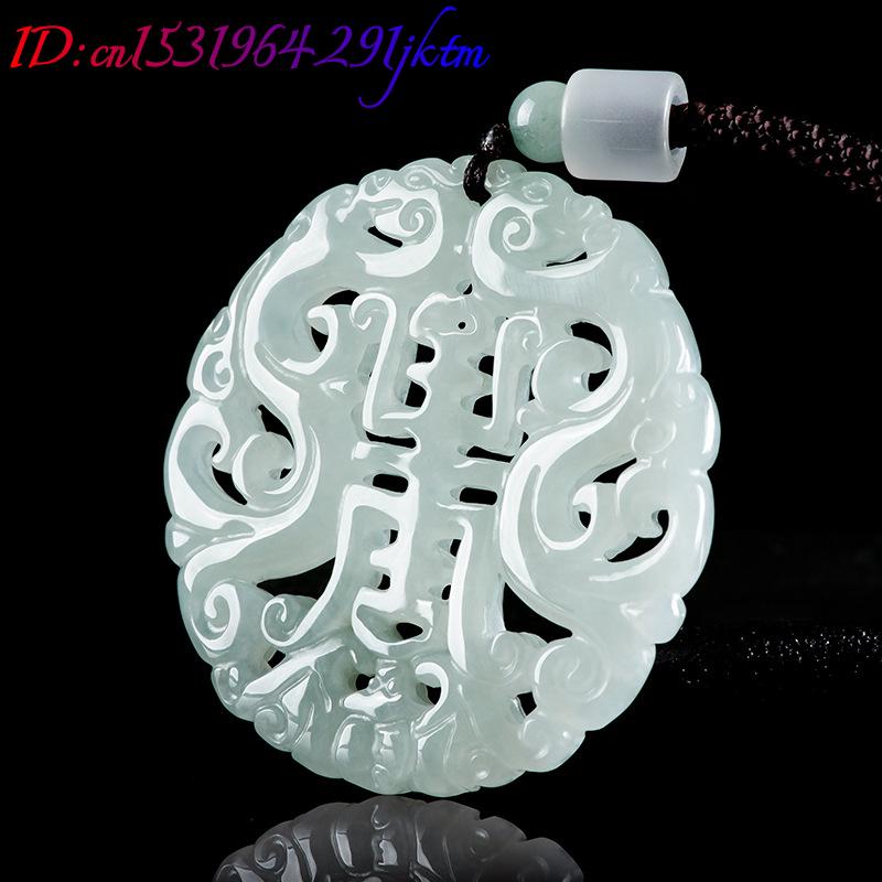 Burmese Jadeite Dragon Pendant - Vintage Fashion Women 评论和价格