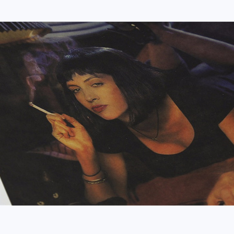 Pulp Fiction Vintage Poster Re - Vintage Fashion Wallpaper 评论和价格