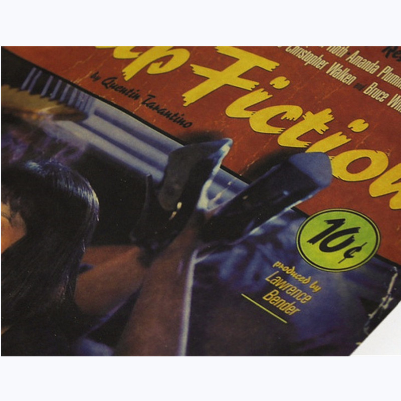 Pulp Fiction Vintage Poster Re - Vintage Fashion Wallpaper 评论和价格
