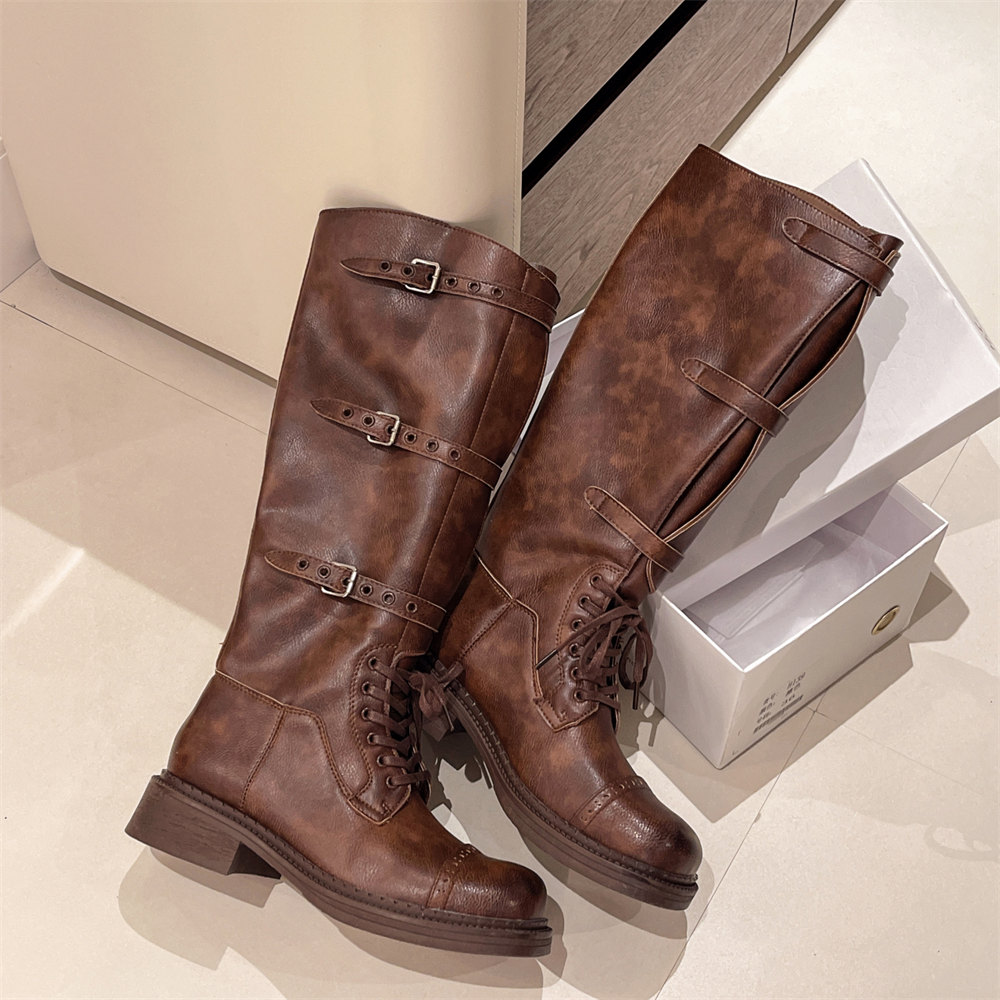 Women's Knee High Boots Vintag - Vintage Fashion Designer 评论和价格