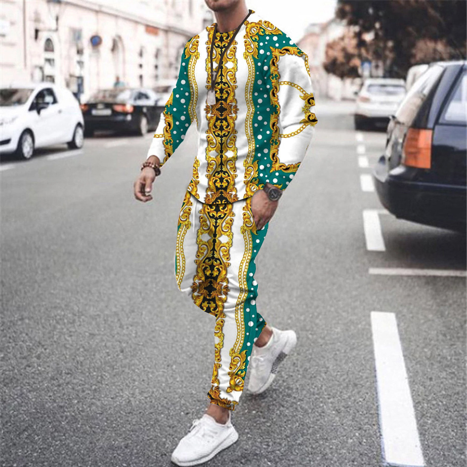 Men's T-Shirts Sets Luxury Vin - Vintage Fashion Outfits Men 评论和价格