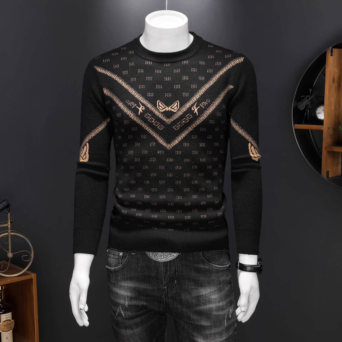 Vintage Fashion Sweater Men Wi - Vintage Fashion Outfits Men 评论和价格