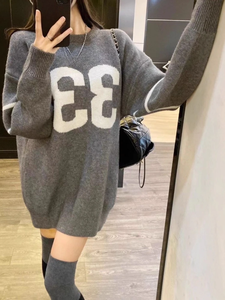 Y2K Vintage Knitted Sweater Wo - Vintage Fashion Women 评论和价格