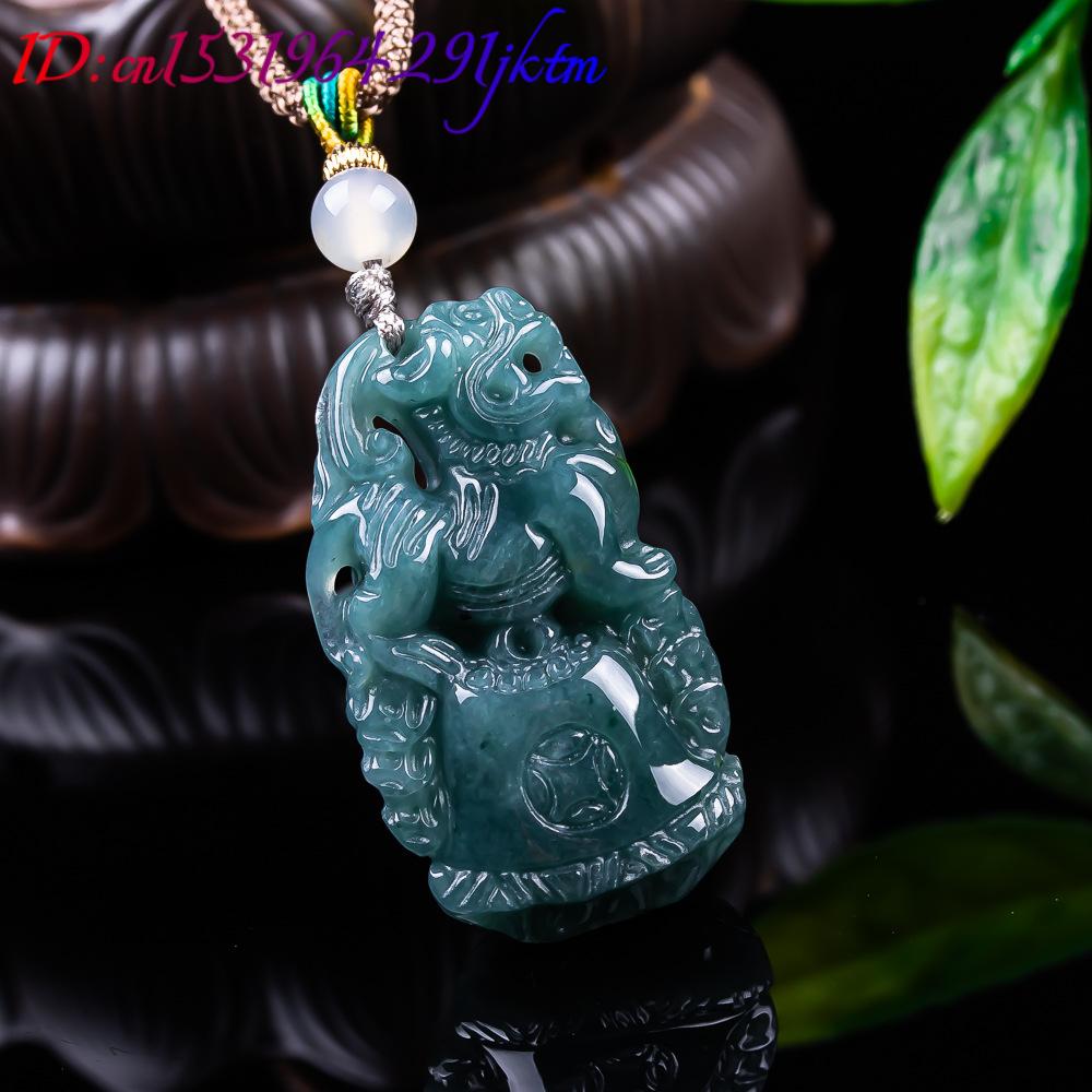 Burmese Jadeite Pixiu Pendant  - Vintage Fashion Women 评论和价格