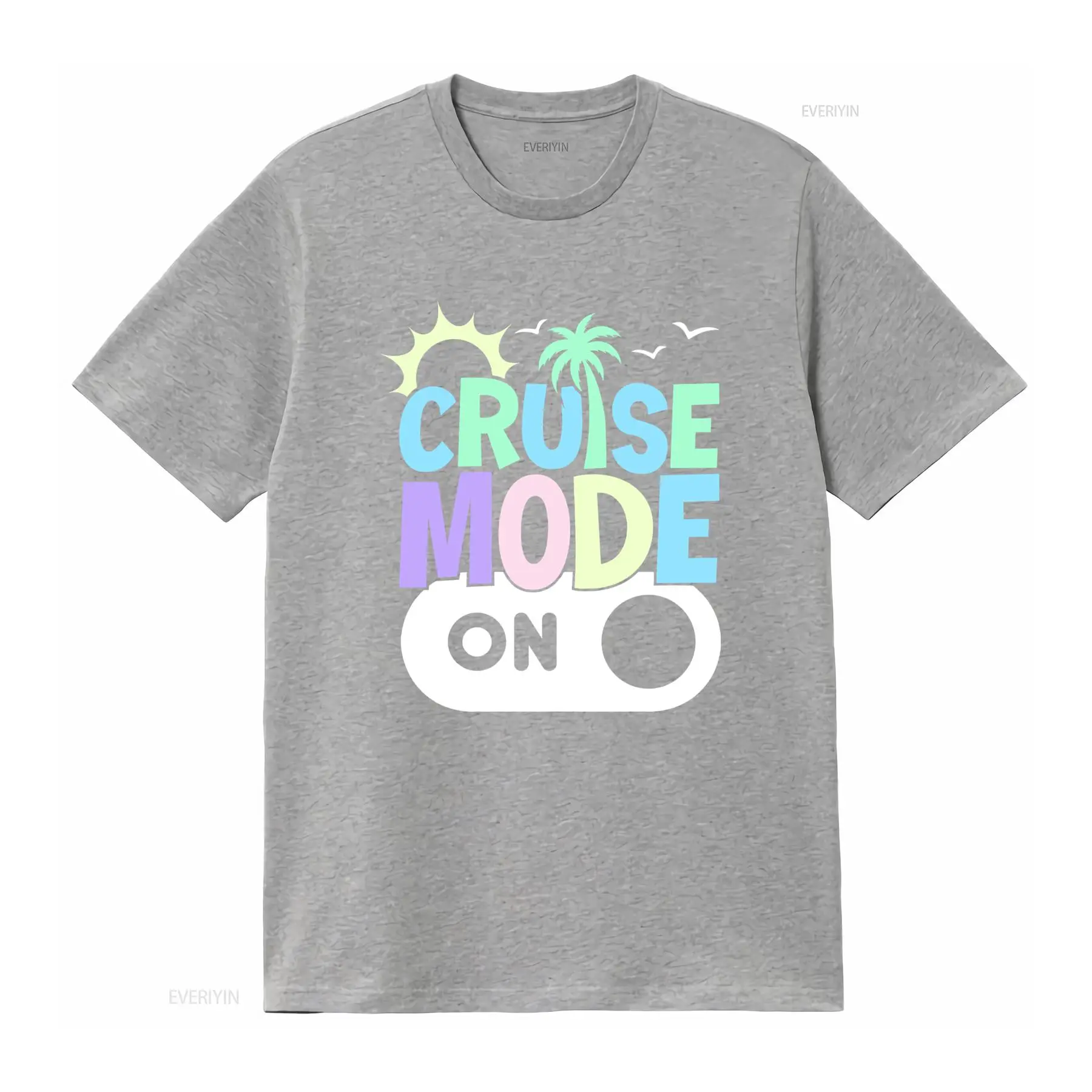 Cruise Mode On T Shirt Family  - Vintage Fashion Outfits Men 评论和价格