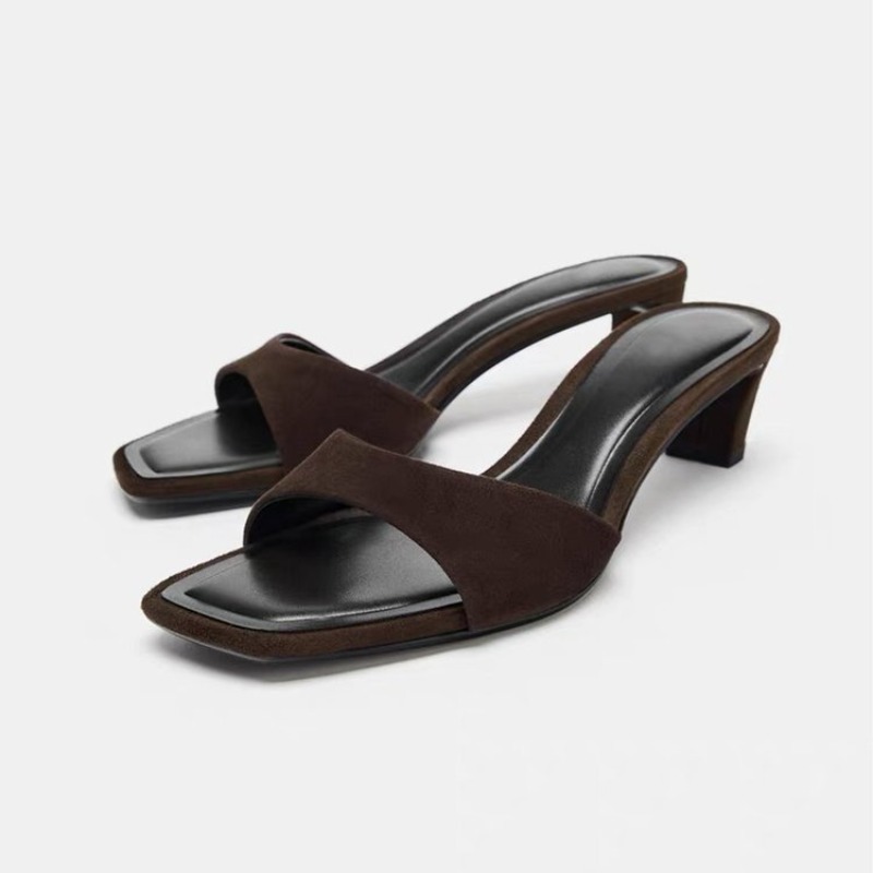 Vintage Brown Faux Suede Slipp - Vintage Fashion Designer 评论和价格
