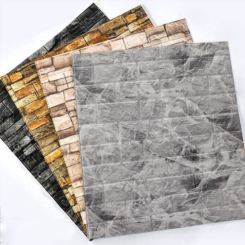 12Pcs 35*30cm High Quality 3D  - Vintage Fashion Wallpaper 评论和价格