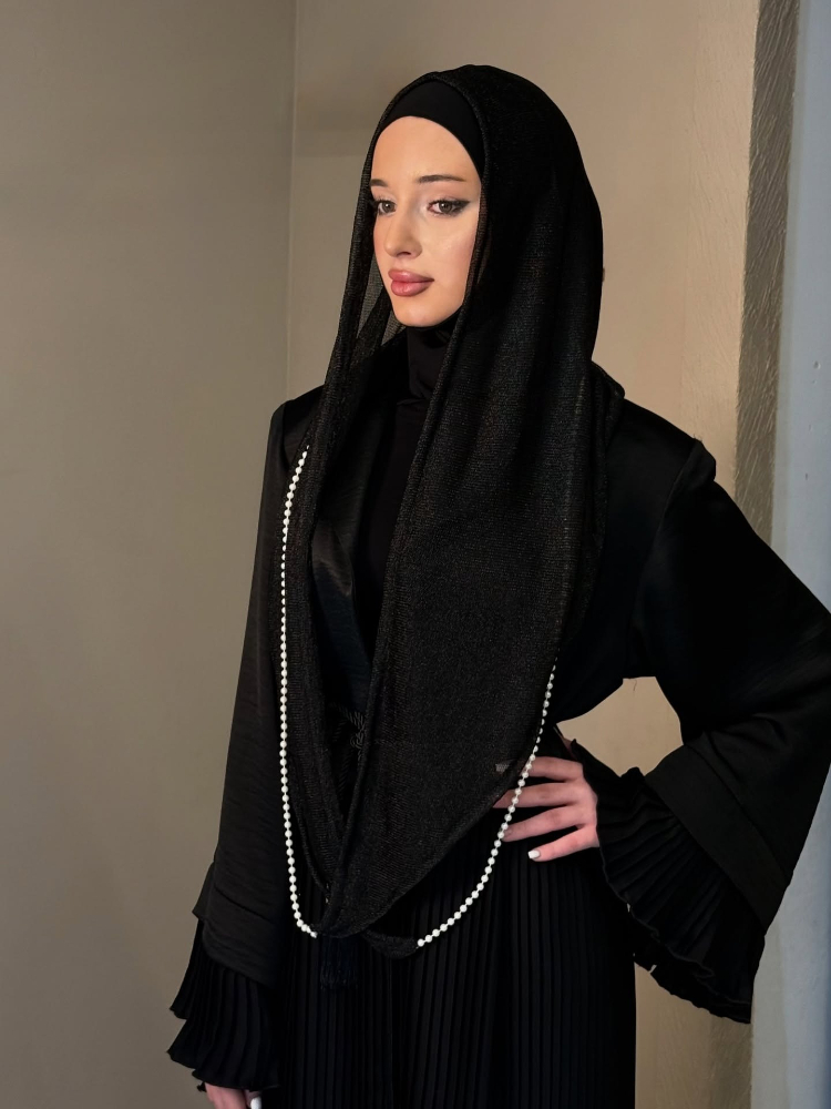 New Dubai Hood Hijab Pearl Lan - Vintage Fashion Hijab 评论和价格