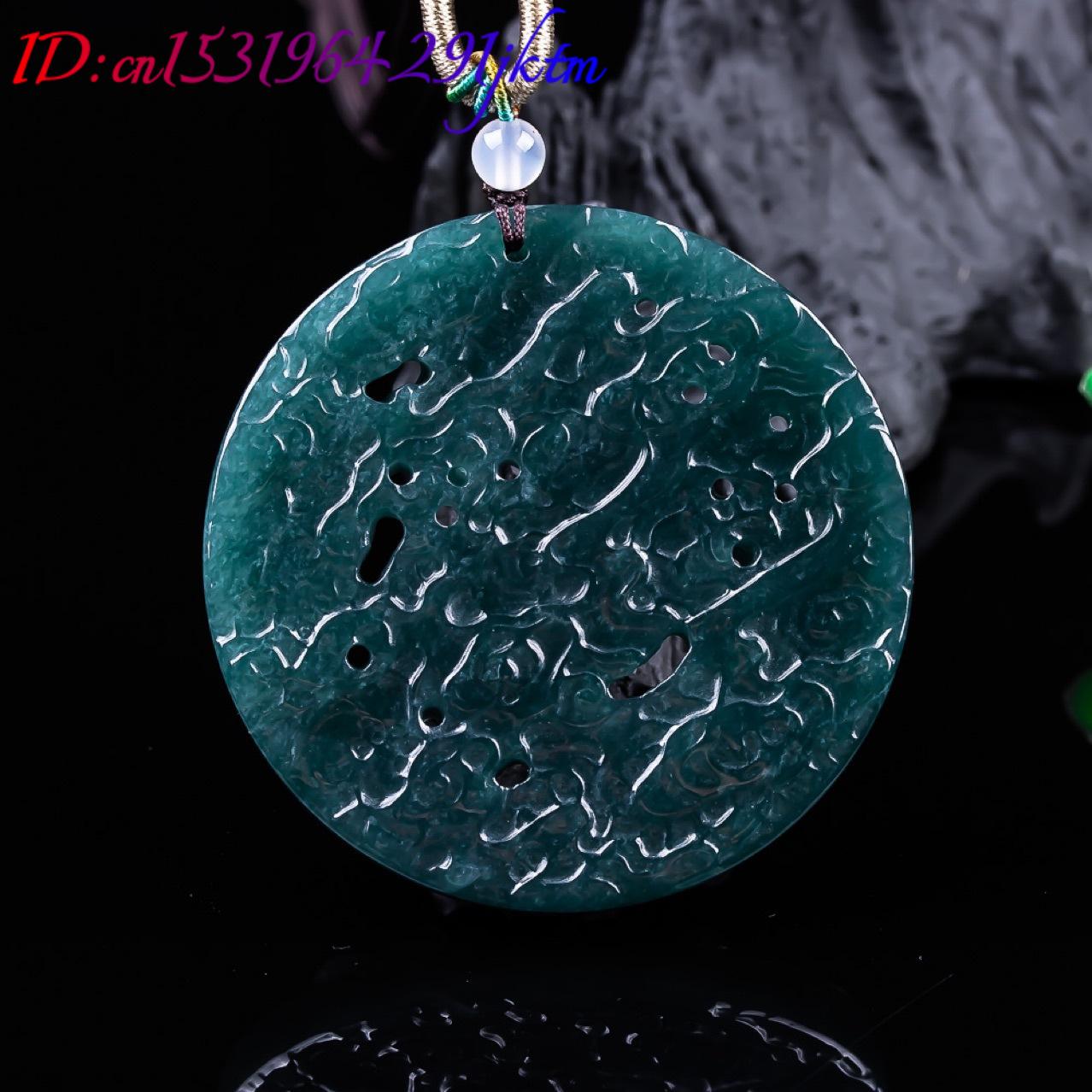 Burmese Jadeite Dragon Pendant - Vintage Fashion Women 评论和价格