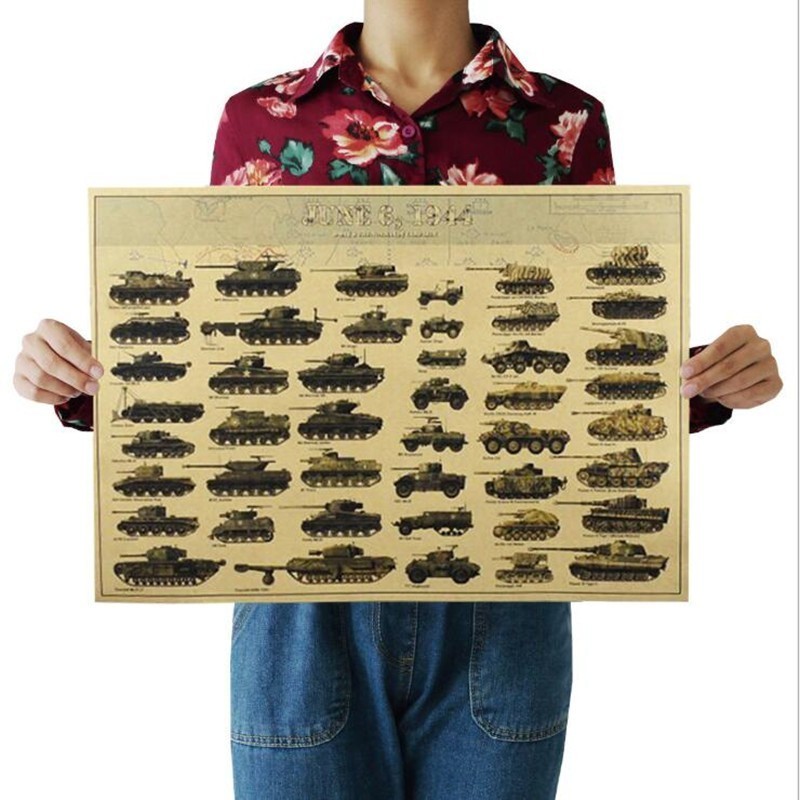 51x35cm Vintage World War II T - Vintage Fashion Wallpaper 评论和价格
