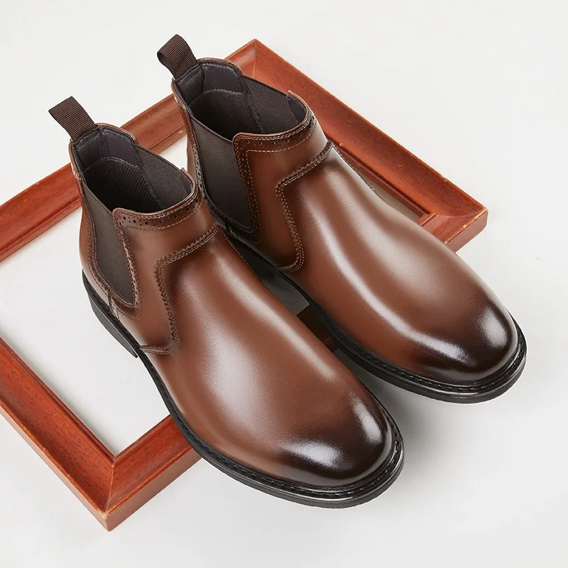 Vintage Mens Leather Oxford Bo - Vintage Fashion Mens 评论和价格