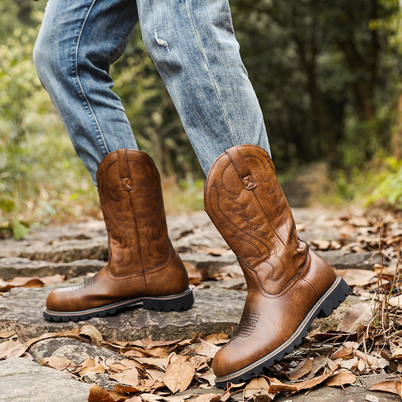 Men's Boots Classic Handmade E - Vintage Fashion Mens 评论和价格