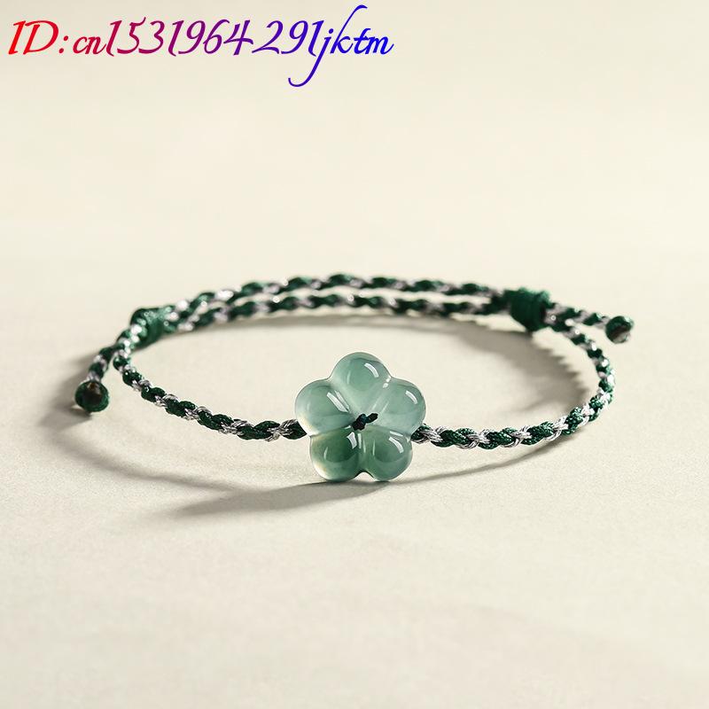 Burmese Jadeite Flower Bracele - Vintage Fashion Women 评论和价格