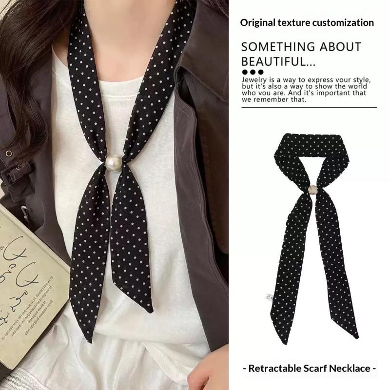 Vintage Polka Dot Chiffon Bead - Vintage Fashion Knitwear 评论和价格
