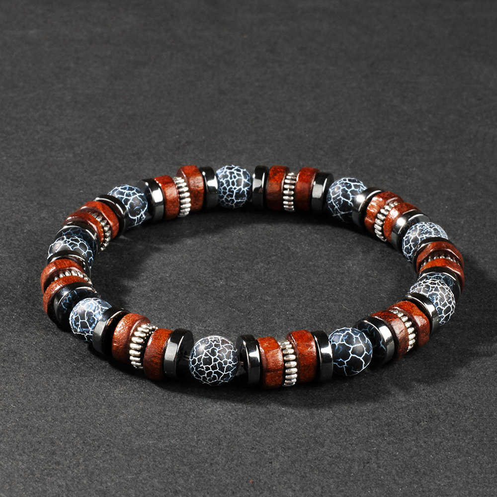 Hot Sale Men natural stone woo - Vintage Fashion Outfits Men 评论和价格