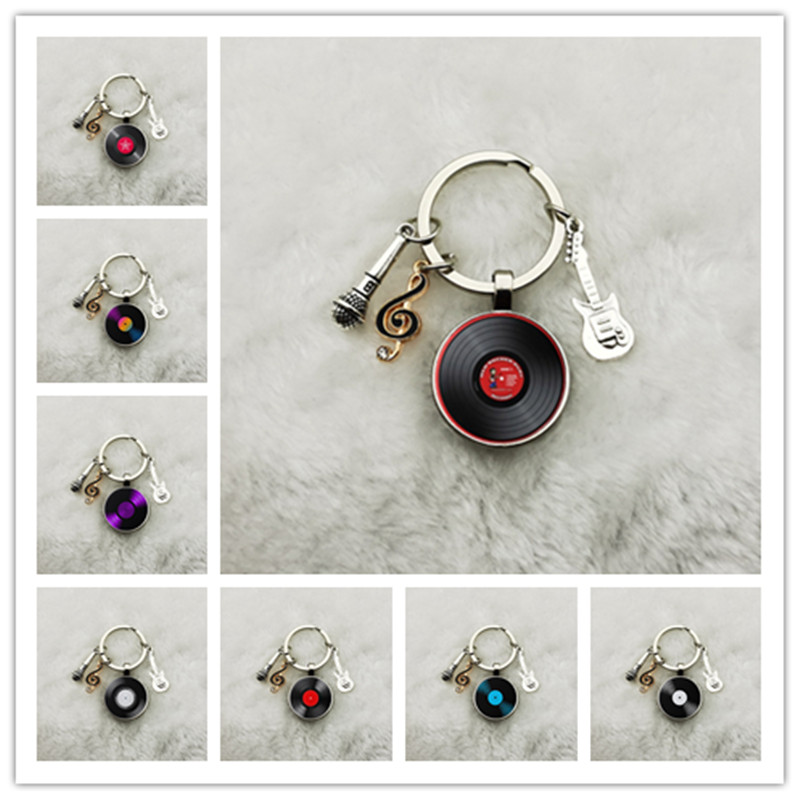 Classic Retro Vinyl Record Key - Vintage Vibes Fashion 评论和价格