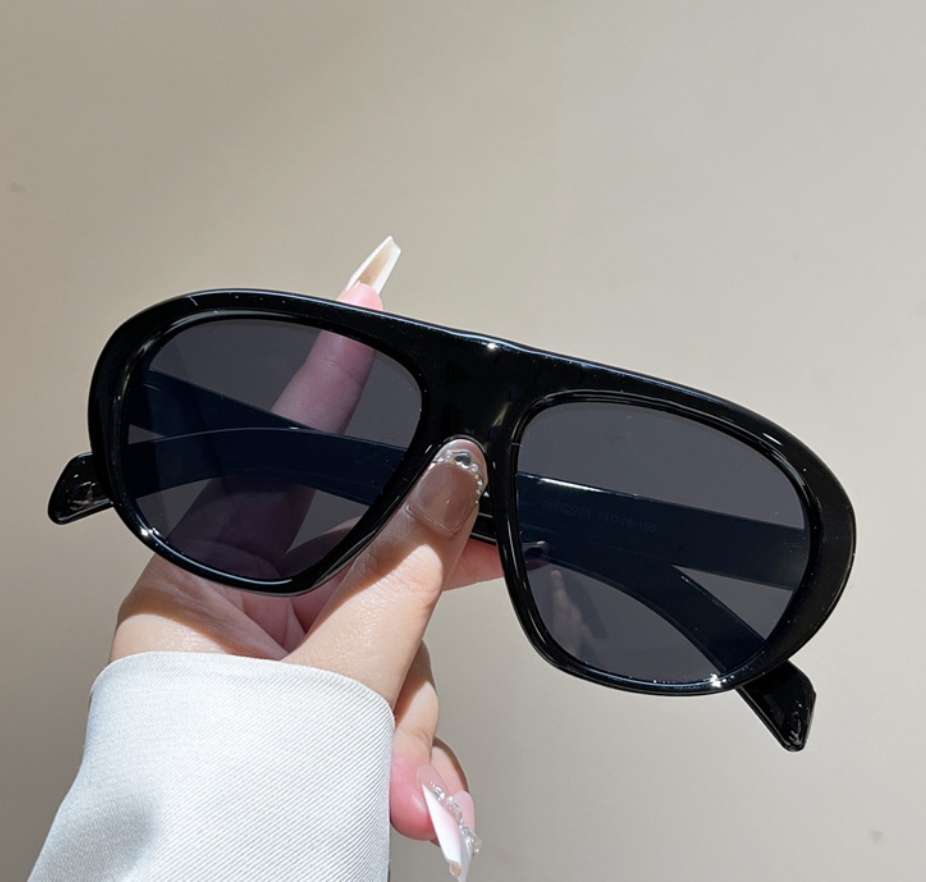 New Oversized Pilot Sunglasses - Vintage Fashion Images 评论和价格