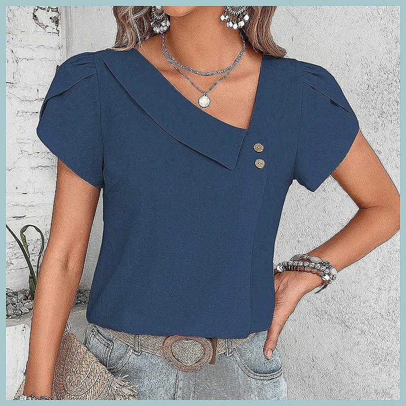 2024 Summer Vintage Solid Colo - Vintage Fashion Women 评论和价格