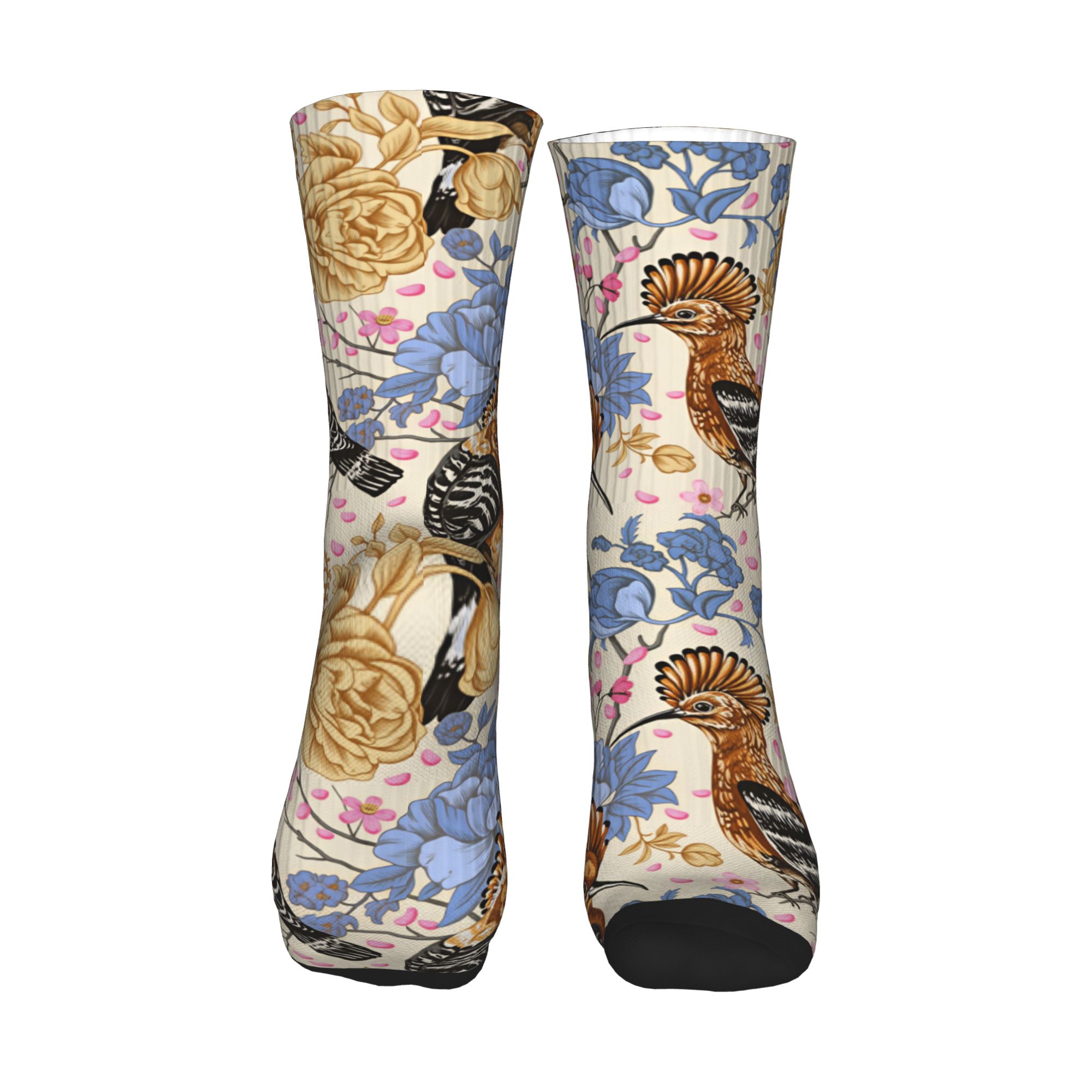 Hoopoe Bird Blue Peony Vintage - Vintage Fashion Mens 评论和价格