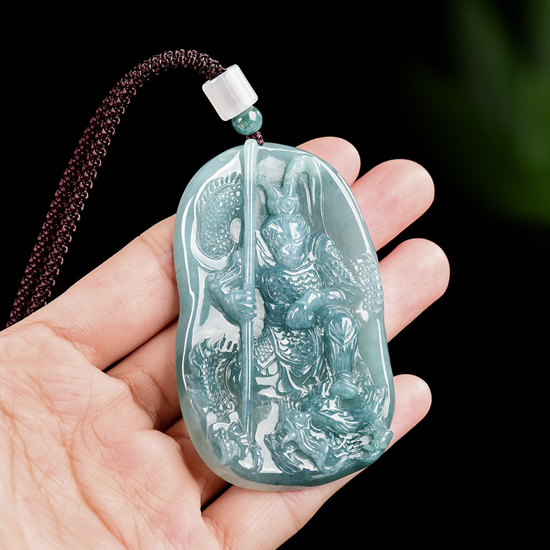 Burmese Jadeite Monkey King Pe - Vintage Fashion Women 评论和价格